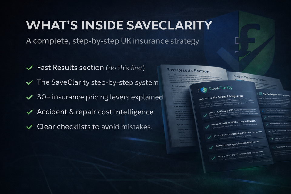 SaveClarity™ – How Smart Drivers Legally Pay Less for Insurance (Complete Strategy Guide)