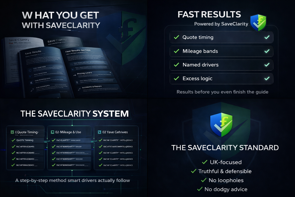 SaveClarity™ – How Smart Drivers Legally Pay Less for Insurance (Complete Strategy Guide)